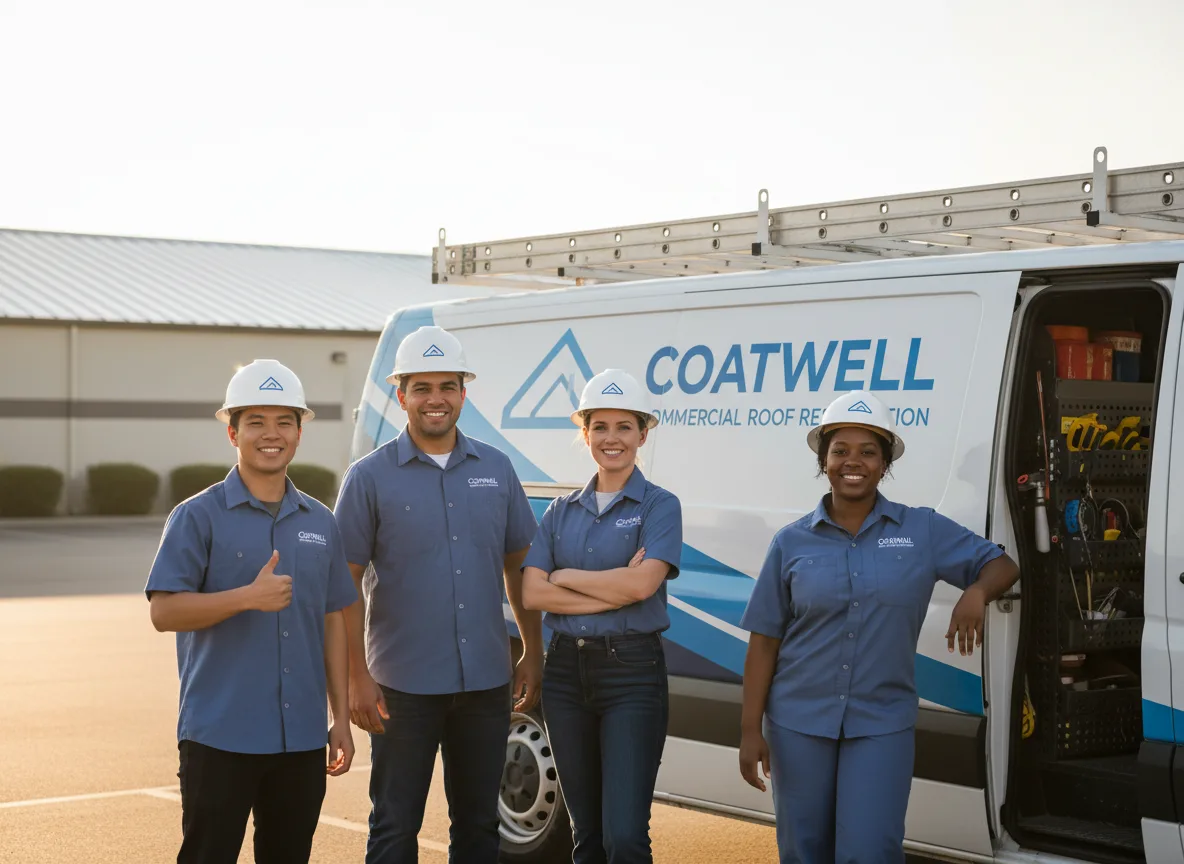 Commercial roof coating company in Ashippun, WI